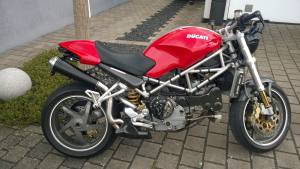 Fresco 2-1 high up slip on Ducati Monster S2R / S4R