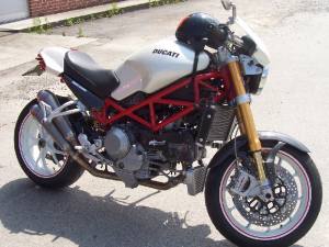 Fresco Doppel GP-Style Schalldämpfer Ducati Monster S2R / S4R /