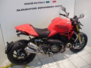 Fresco Iron Doppelschalldämpfer Ducati Monster 1200