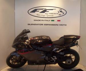 Fresco ovale Schalldämpfer mit Carbonendkappe MV Agusta F4