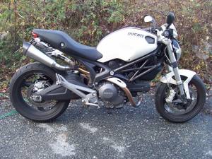 Fresco Schalldämpfer Ducati Monster 696 oval konsich